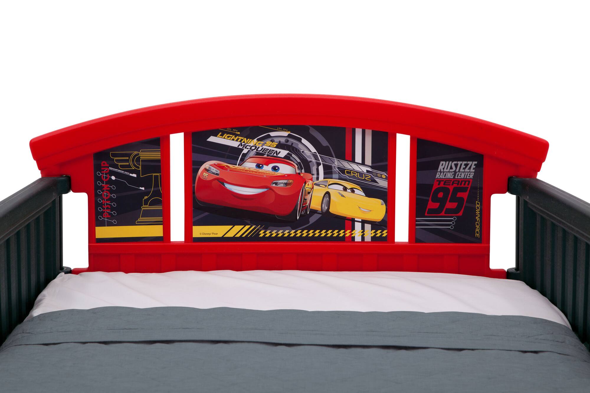 Cars 3D Footboard Toddler Bed
